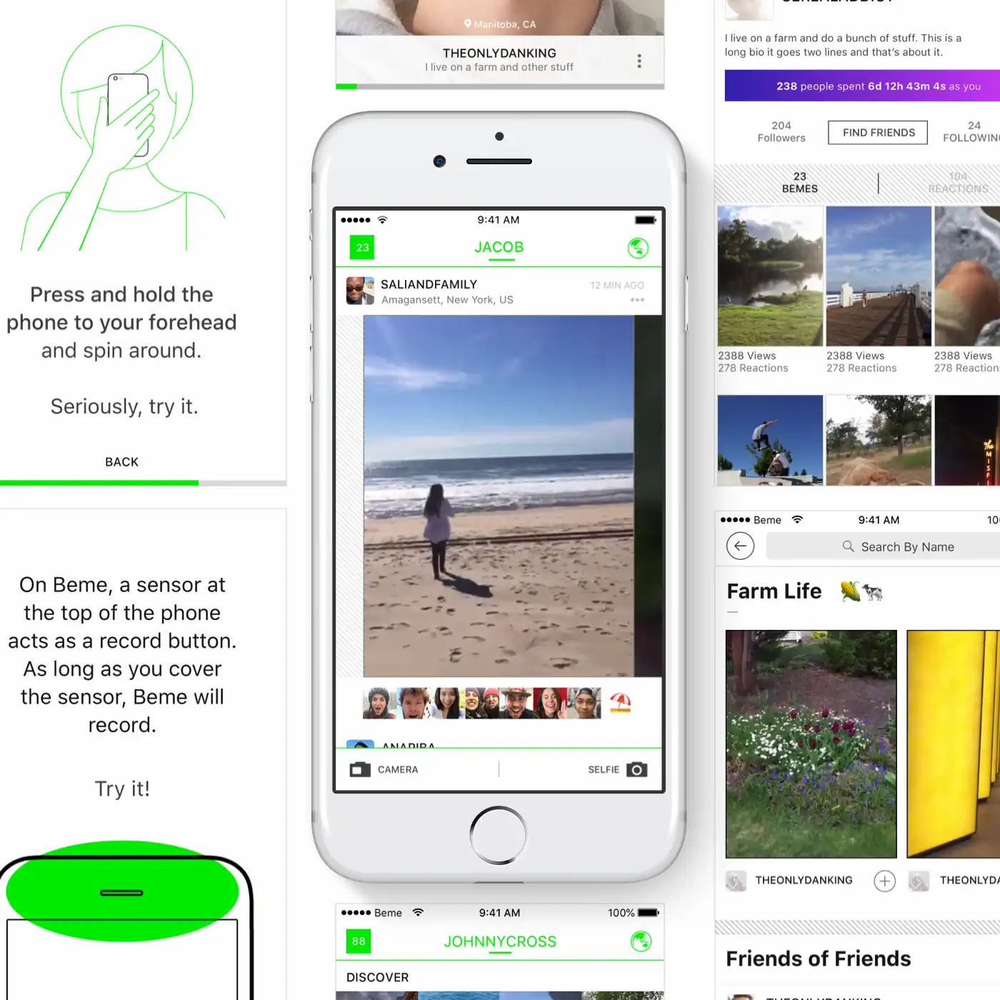 An image of the beme App