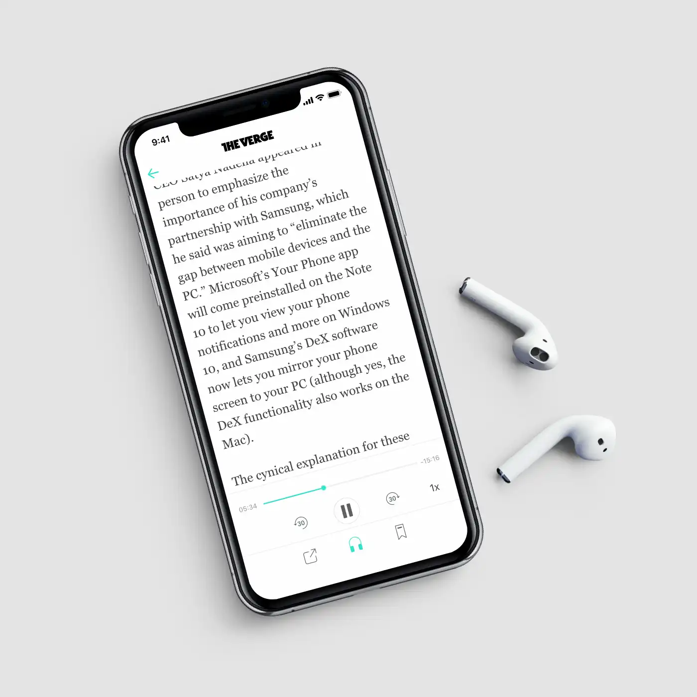 An image of the Scroll Reader App