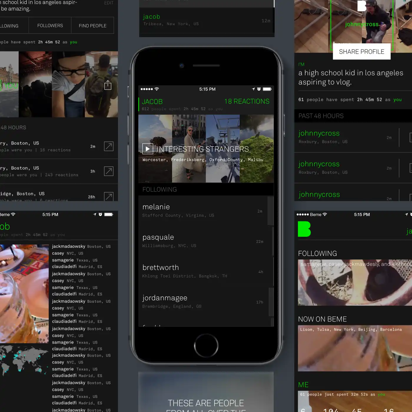 An image of the beme App