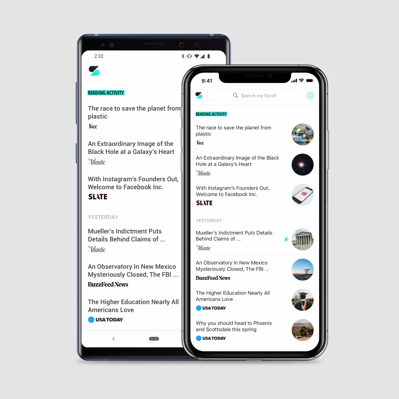 An image of the Scroll Reader App